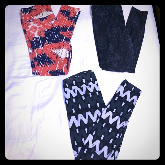 LuLaRoe Pants - Lularoe Leggings bundle of three